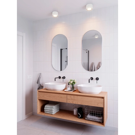 Landon 8 Nordlux - lampa sufitowa LED - biała, IP44 2110660101 - zdjęcie produktu